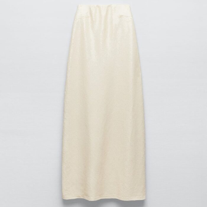 SEQUINNED KNIT DRESS