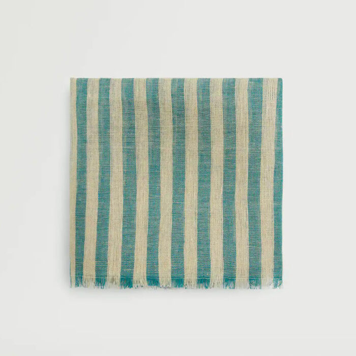 100% linen scarf